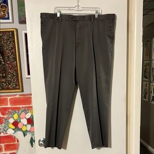 Perry Ellis portfolio Men's Gray/green Pants